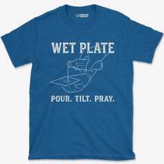 T-Shirt Royal / S Pour. Tilt. Pray. T-Shirt