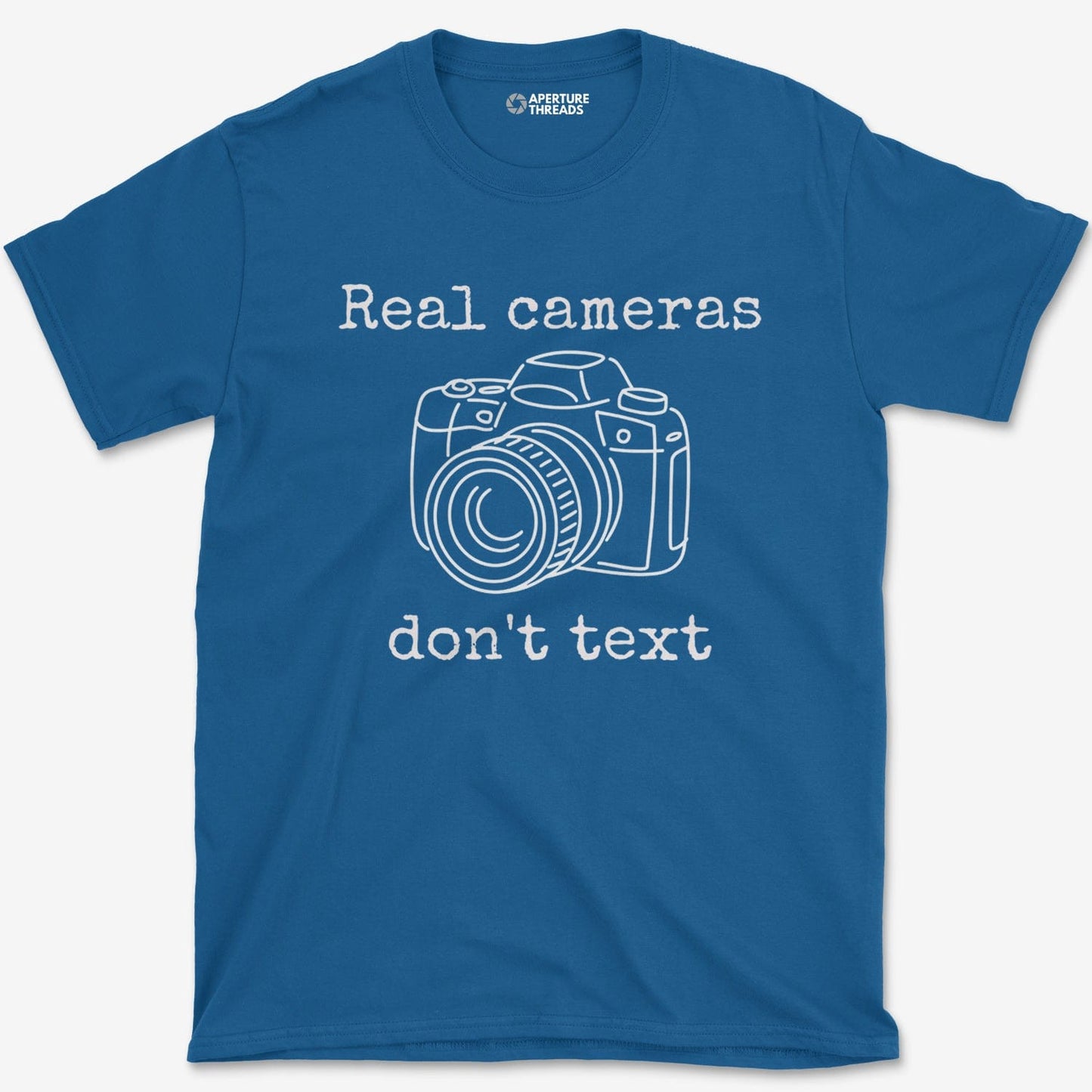 T-Shirt Royal / S Real Cameras T-Shirt