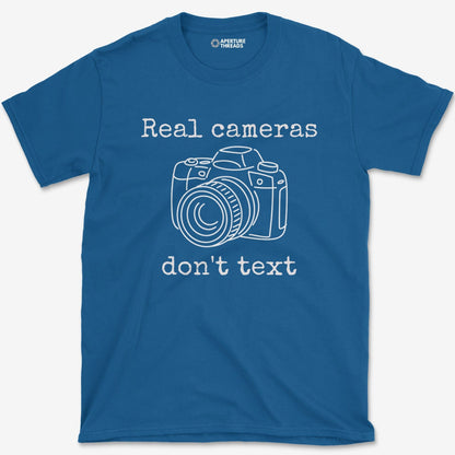 T-Shirt Royal / S Real Cameras T-Shirt