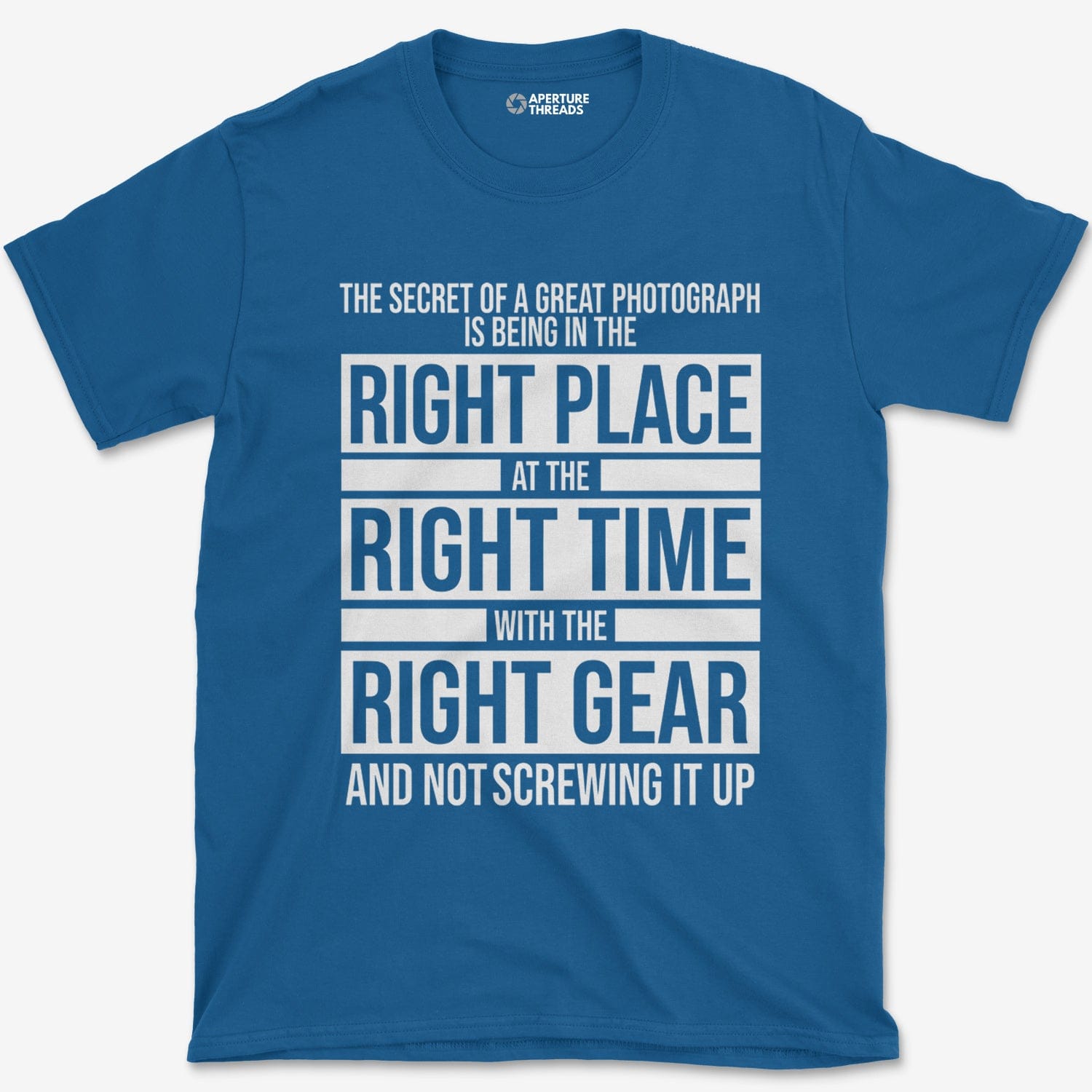 T-Shirt Royal / S Right Place T-Shirt