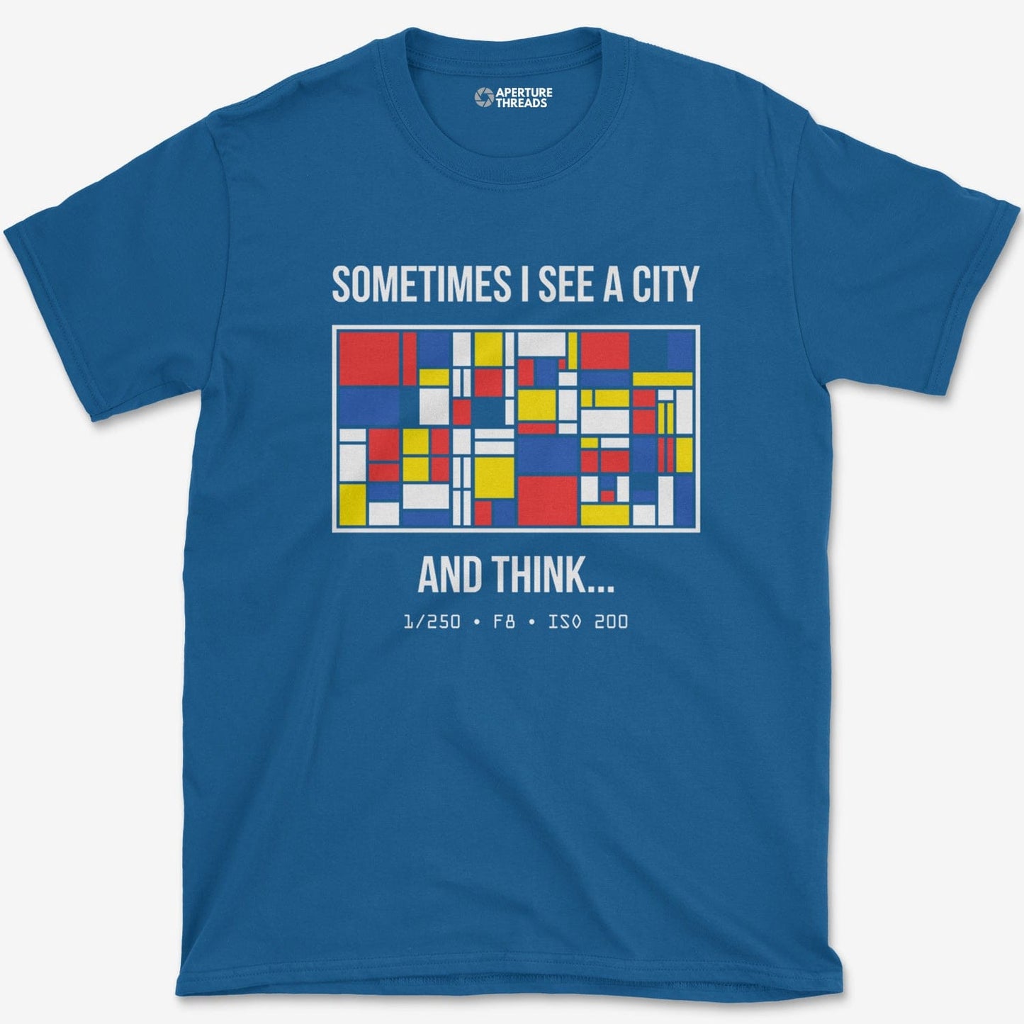 T-Shirt Royal / S See A City T-Shirt
