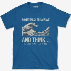 T-Shirt Royal / S See A Wave T-Shirt