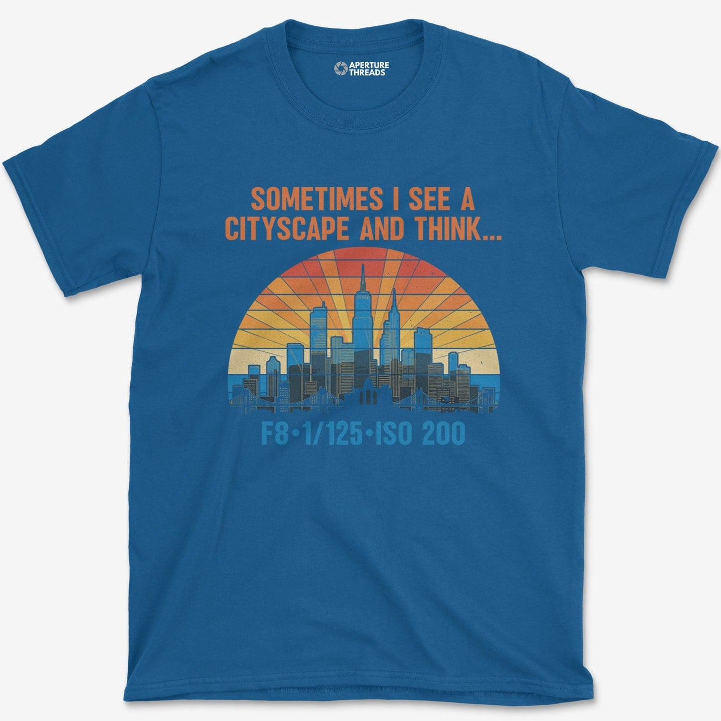 T-Shirt Royal / S See City Scape T-Shirt