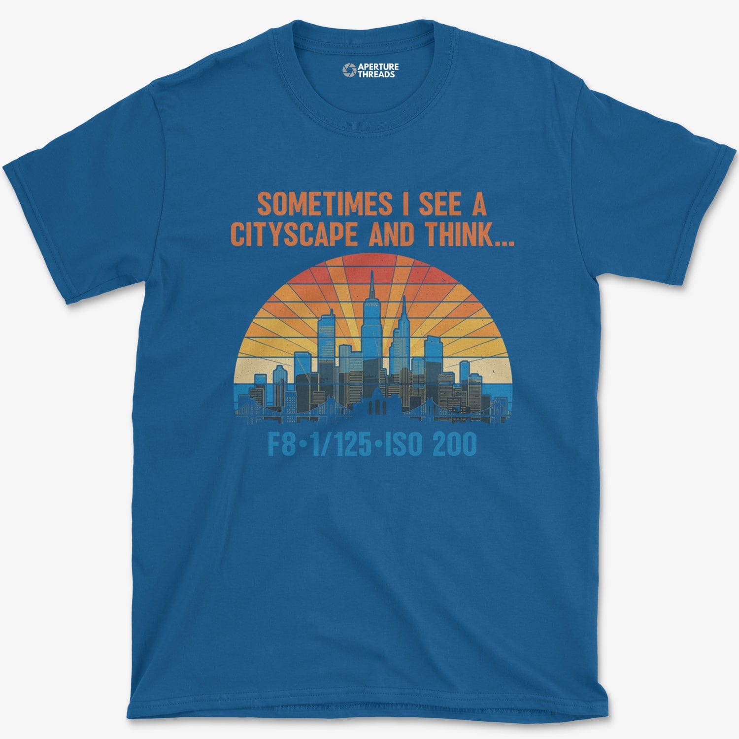 T-Shirt Royal / S See City Scape T-Shirt