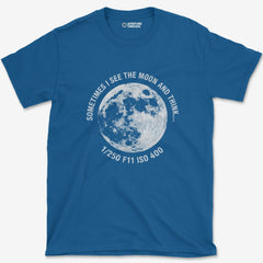 T-Shirt Royal / S See the Moon T-Shirt