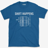 T-Shirt Royal / S Shift Happens T-Shirt