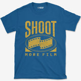 T-Shirt Royal / S Shoot More Film T-Shirt