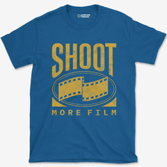 T-Shirt Royal / S Shoot More Film T-Shirt