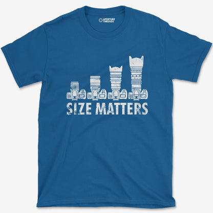 T-Shirt Royal / S Size Matters T-Shirt