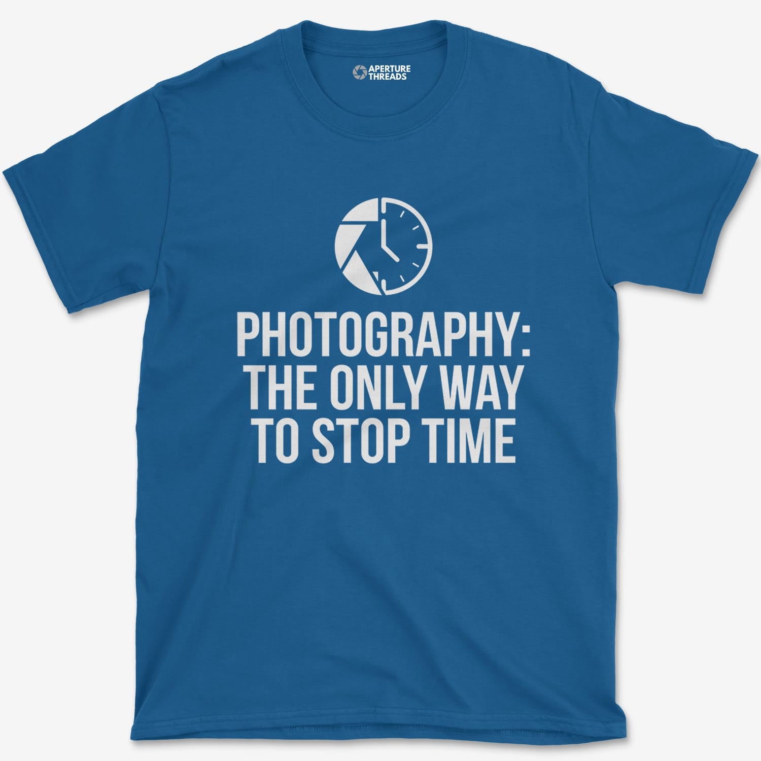 T-Shirt Royal / S Stop Time T-Shirt