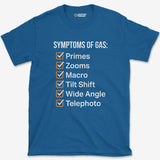 T-Shirt Royal / S Symptoms Of Gas T-Shirt