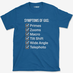 T-Shirt Royal / S Symptoms Of Gas T-Shirt