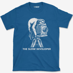 T-Shirt Royal / S The Sloth Developer T-Shirt
