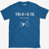T-Shirt Royal / S Tri-x + D-76 T-Shirt