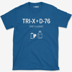 T-Shirt Royal / S Tri-x + D-76 T-Shirt