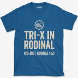 T-Shirt Royal / S Tri-X in Rodinal T-Shirt
