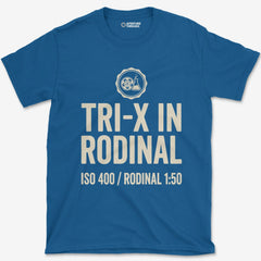 T-Shirt Royal / S Tri-X in Rodinal T-Shirt