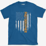 T-Shirt Royal / S USA Photographer T-Shirt