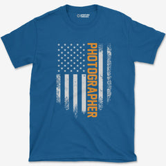 T-Shirt Royal / S USA Photographer T-Shirt