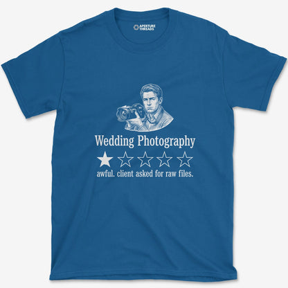 T-Shirt Royal / S Wedding Photography T-Shirt
