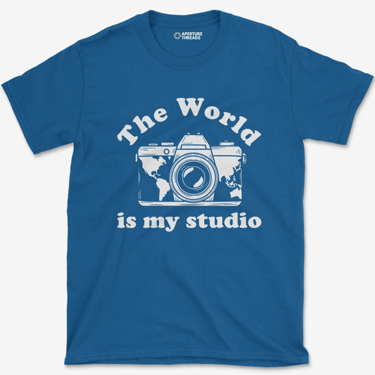 T-Shirt Royal / S World Studio T-Shirt