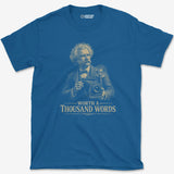 T-Shirt Royal / S Worth a 1000 Words T-Shirt