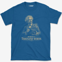 T-Shirt Royal / S Worth a 1000 Words T-Shirt