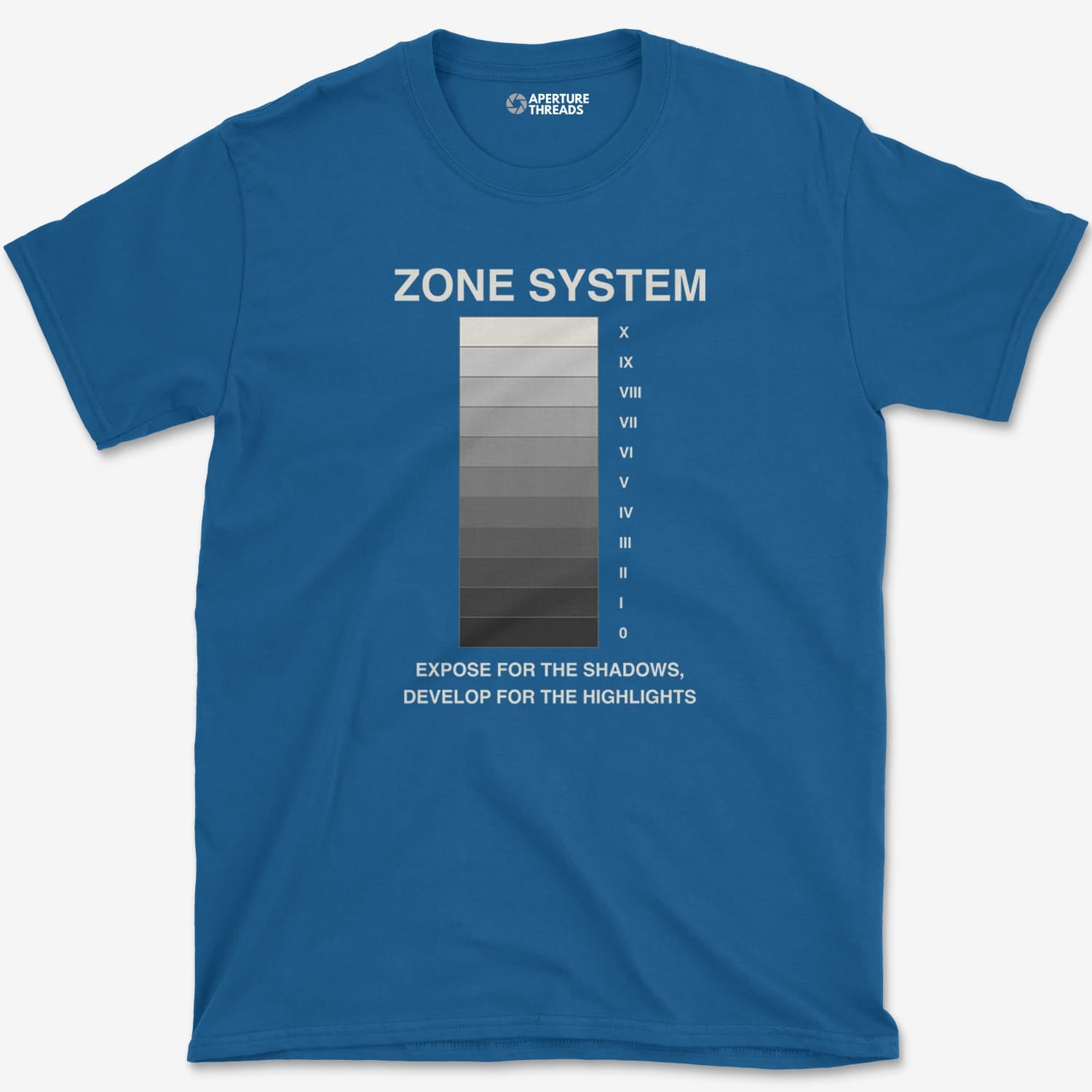T-Shirt Royal / XS Zone Vertical Scale T-Shirt