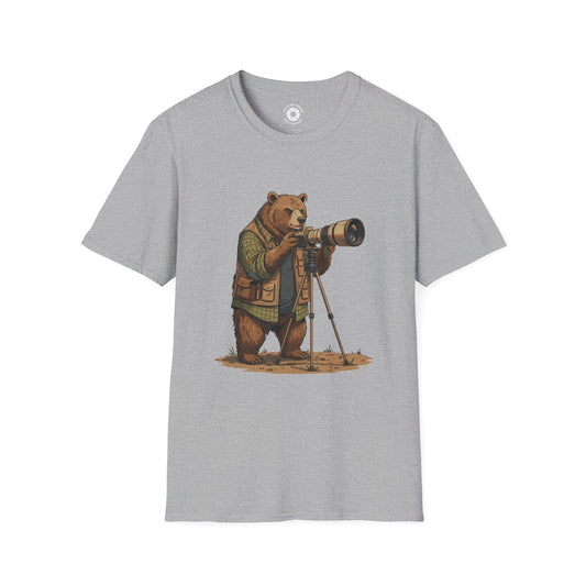 T-Shirt Sport Grey / S Bear Photographer T-Shirt
