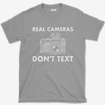 T-Shirt Sport Grey / S Cameras Don't Text T-Shirt