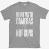 T-Shirt Sport Grey / S Cameras Not Guns - T-shirt