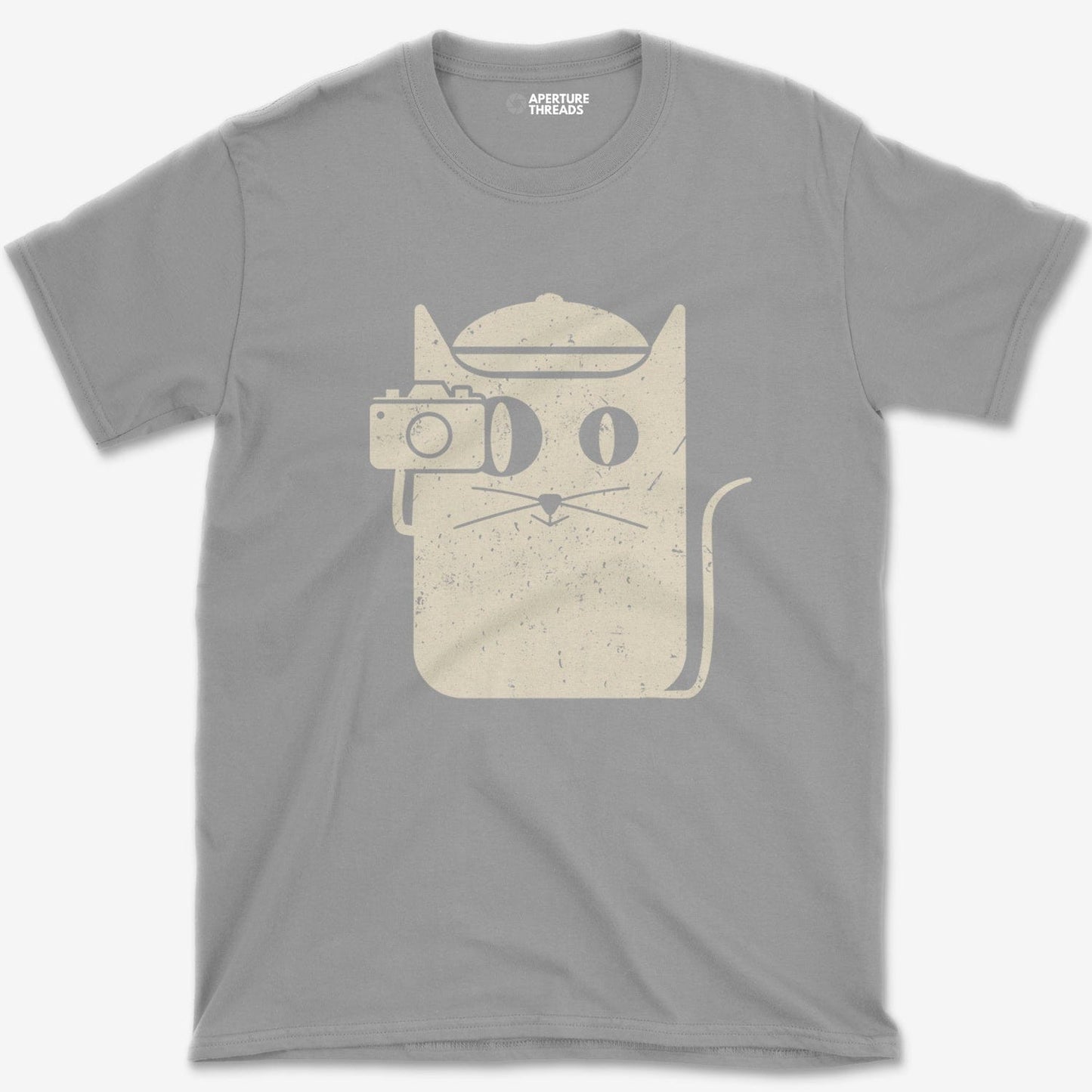 T-Shirt Sport Grey / S Cat Camera T-Shirt