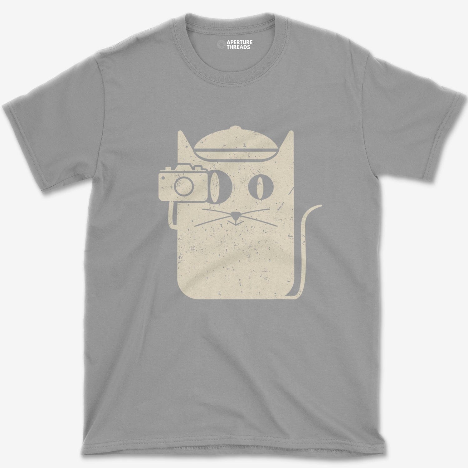 T-Shirt Sport Grey / S Cat Camera T-Shirt