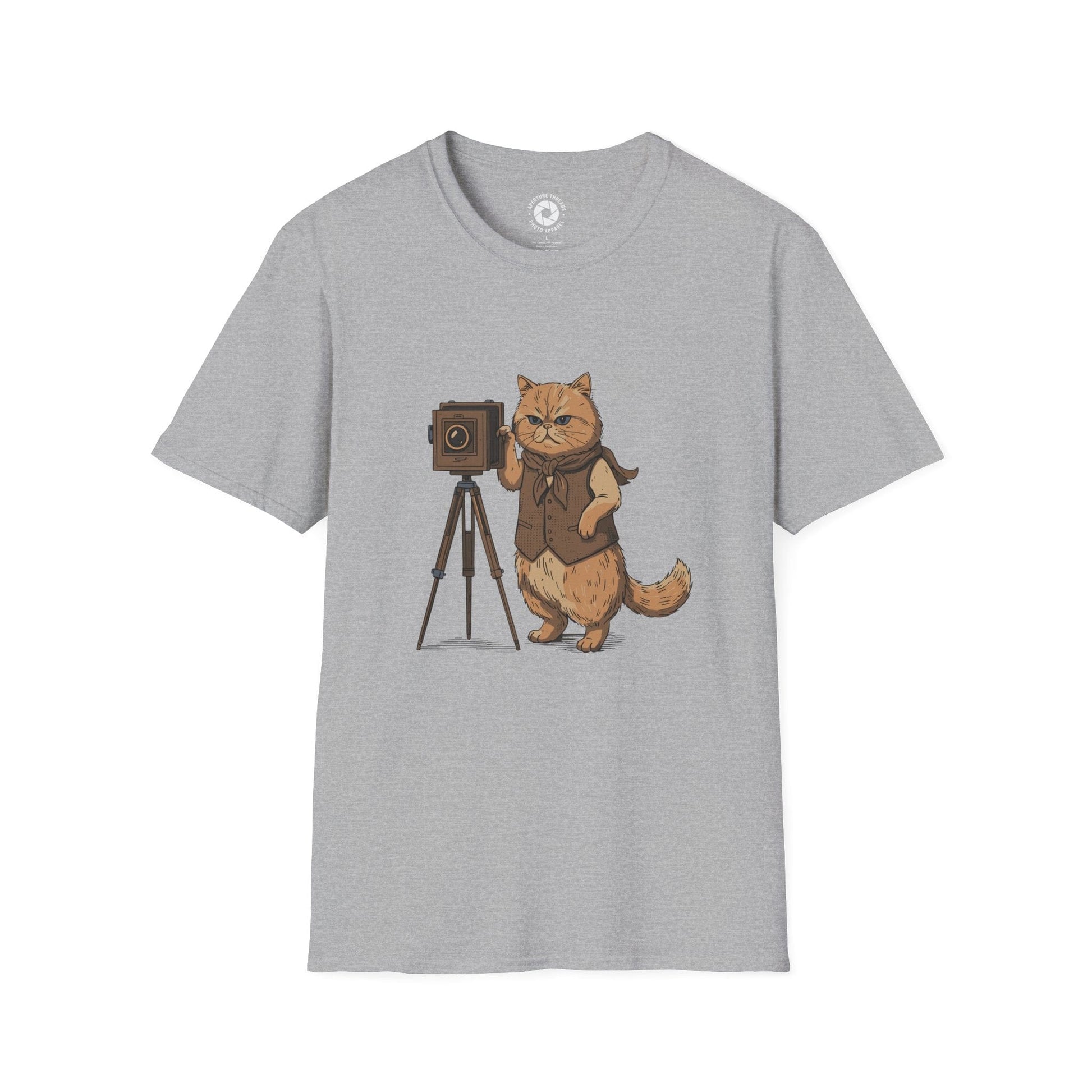 T-Shirt Sport Grey / S Cat Photographer T-Shirt