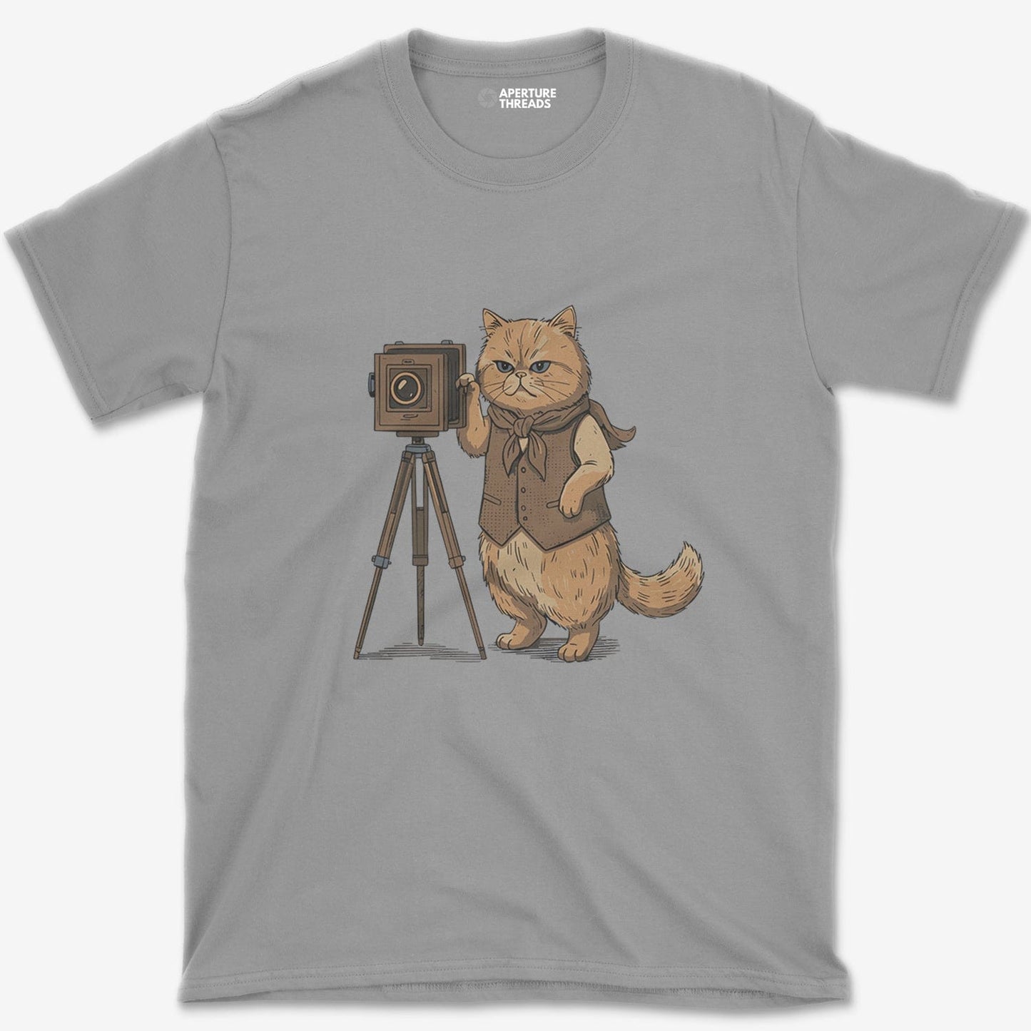 T-Shirt Sport Grey / S Cat Photographer T-Shirt