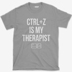 T-Shirt Sport Grey / S CTRL Z Therapist T-Shirt