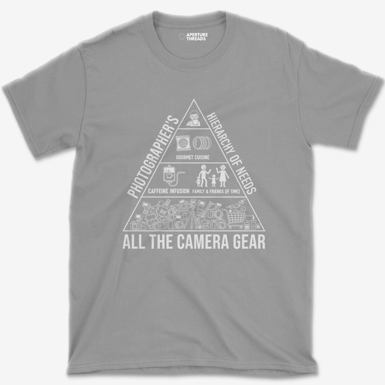 T-Shirt Sport Grey / S Hierarchy Of Needs T-Shirt