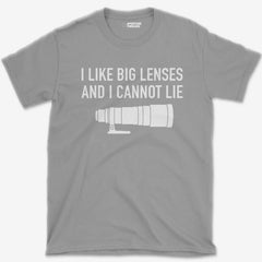 T-Shirt Sport Grey / S I Like Big Lenses T-Shirt