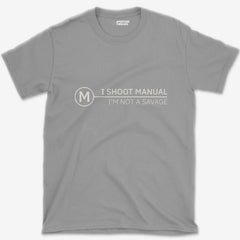 T-Shirt Sport Grey / S I Shoot Manual T-Shirt