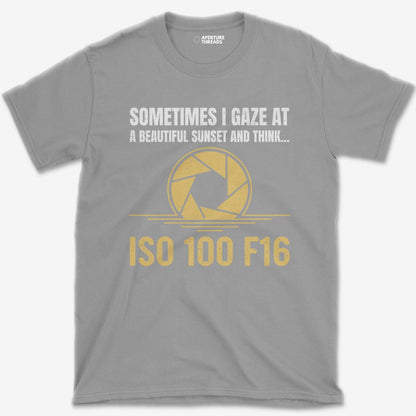T-Shirt Sport Grey / S ISO 100 F16 T-Shirt