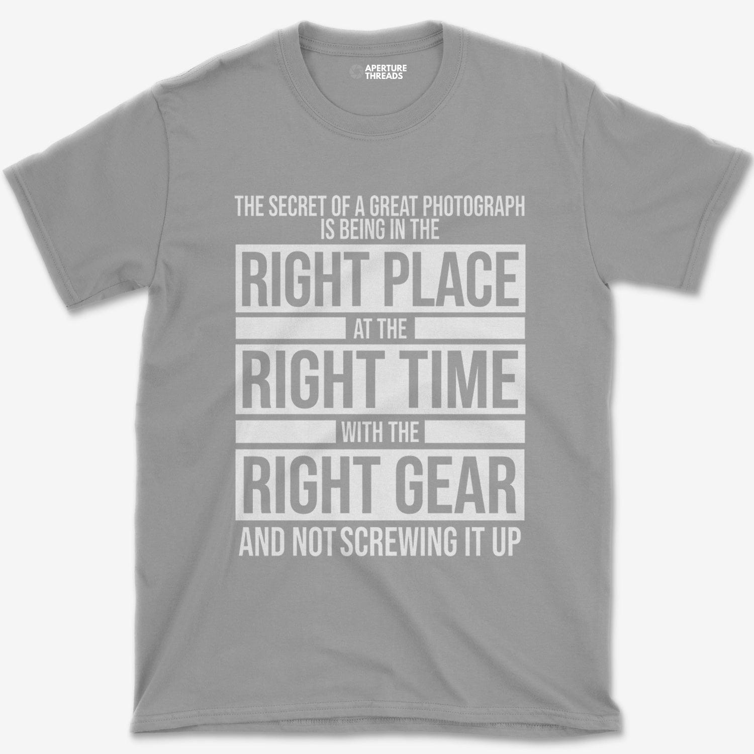 T-Shirt Sport Grey / S Right Place T-Shirt