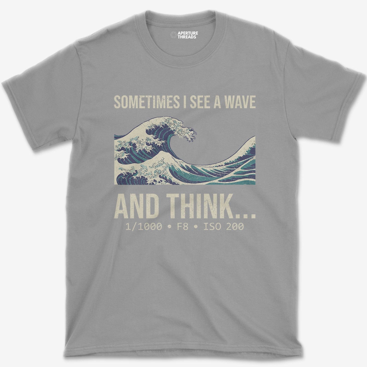 T-Shirt Sport Grey / S See A Wave T-Shirt