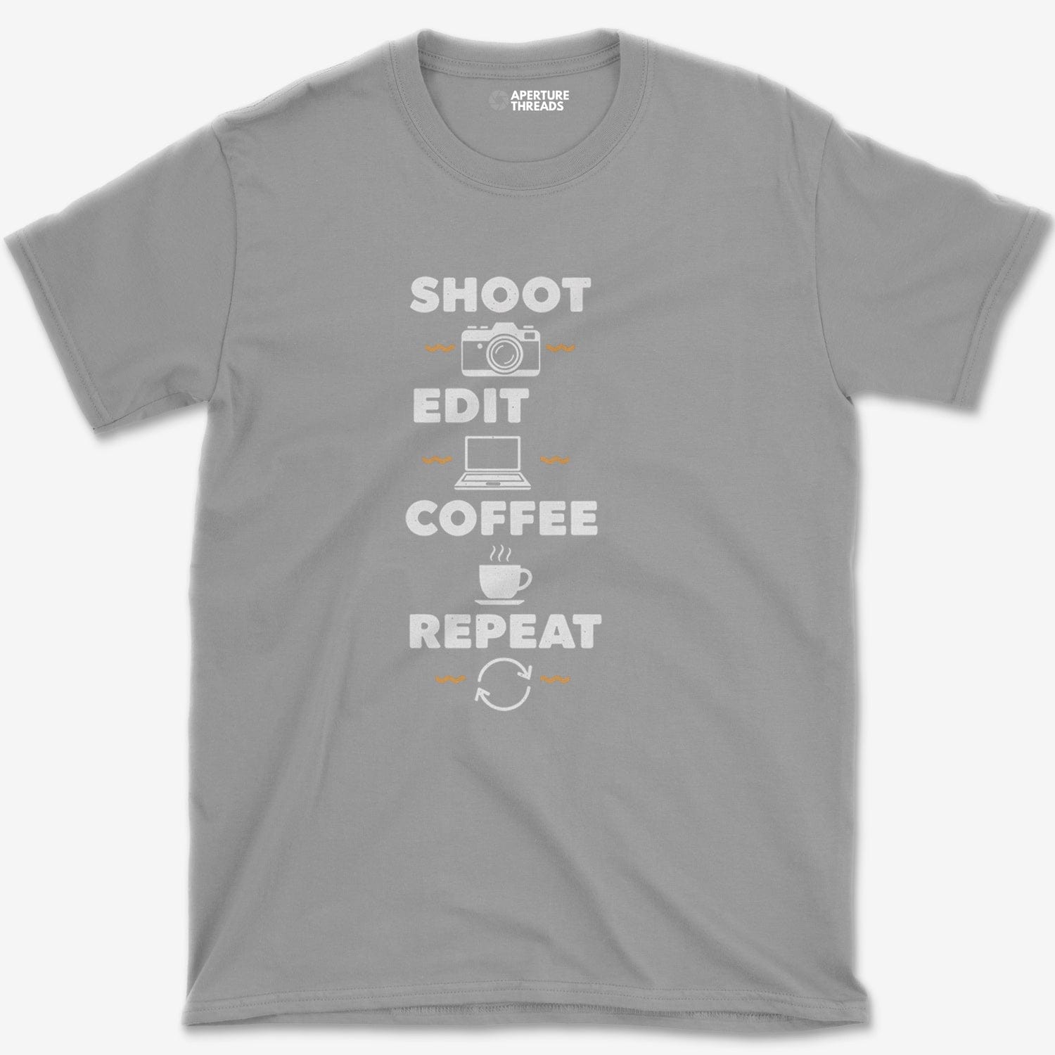 T-Shirt Sport Grey / S Shoot Coffee Repeat T-Shirt