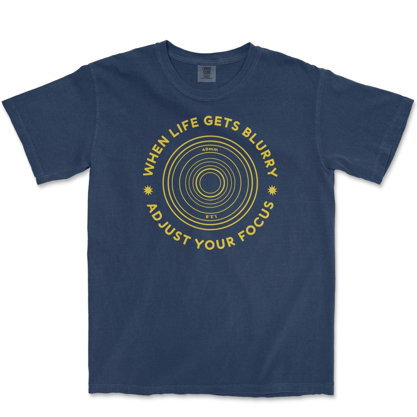 T-Shirt True Navy / S Adjust Focus - Premium T-Shirt