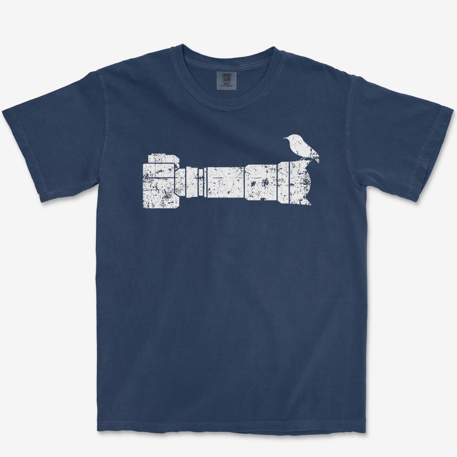 T-Shirt True Navy / S Bird Camera Heavyweight Tee