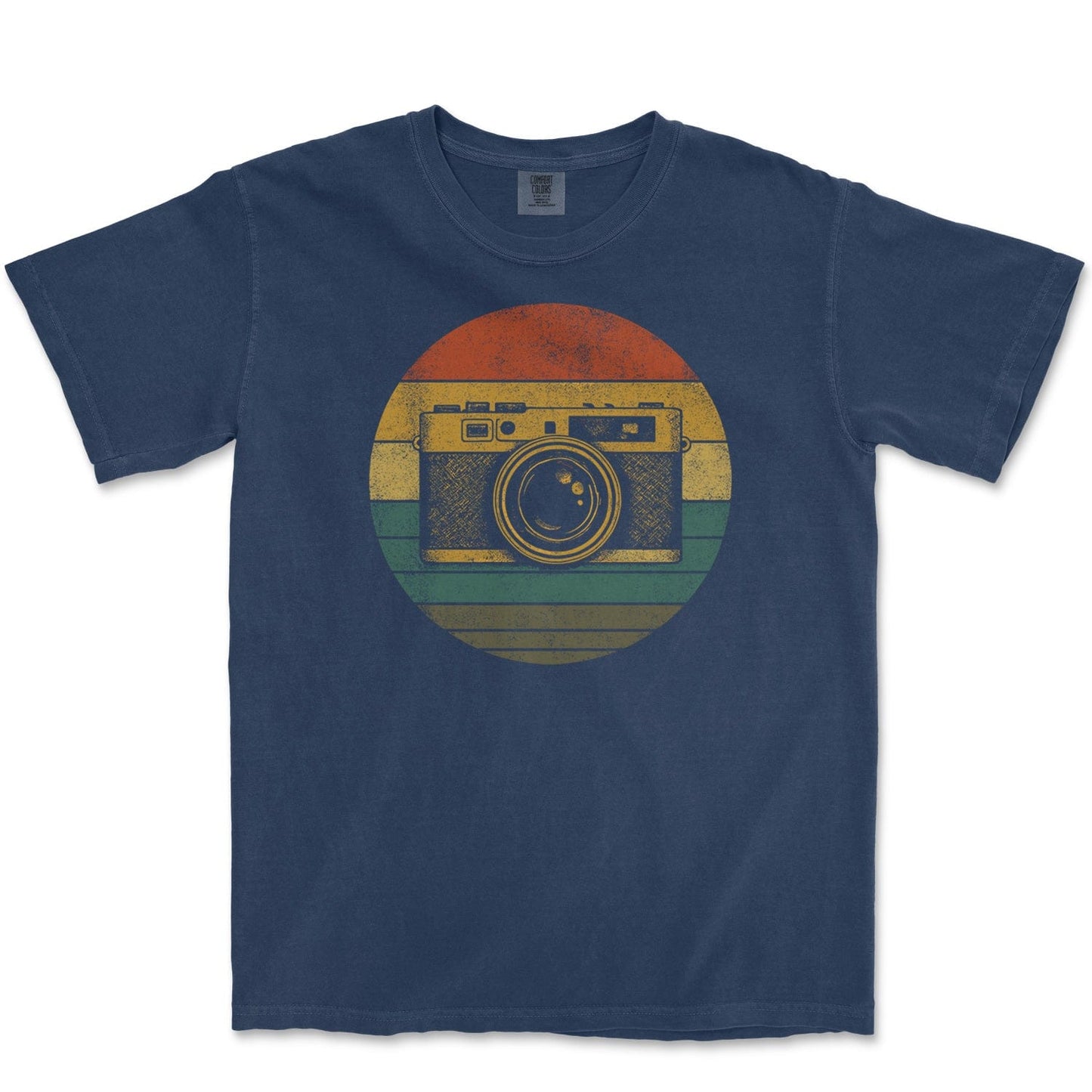 T-Shirt True Navy / S Camera Sunset - Premium T-Shirt