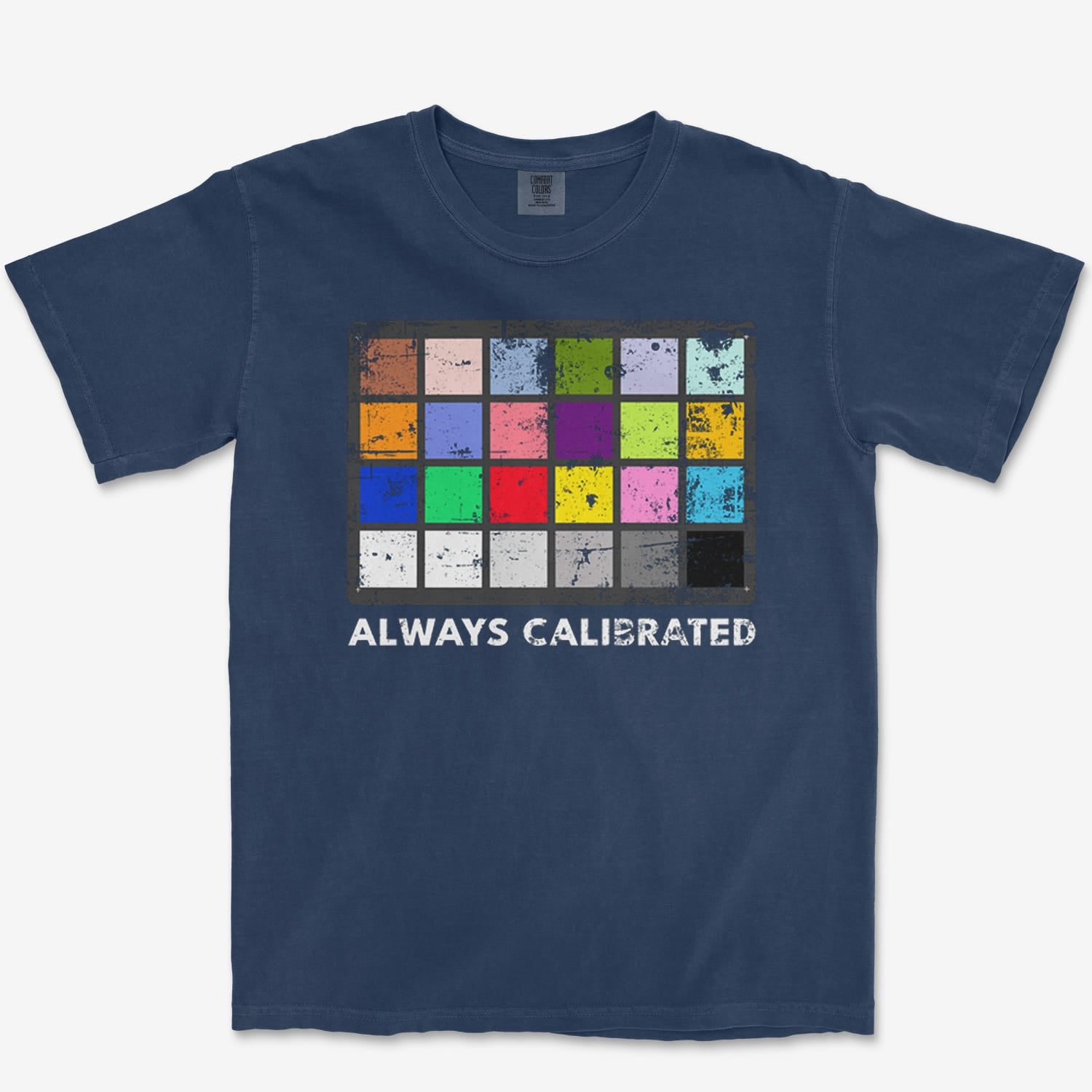 T-Shirt True Navy / S Color Checker Heavyweight Tee
