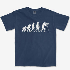 T-Shirt True Navy / S Evolution Man Heavyweight Tee