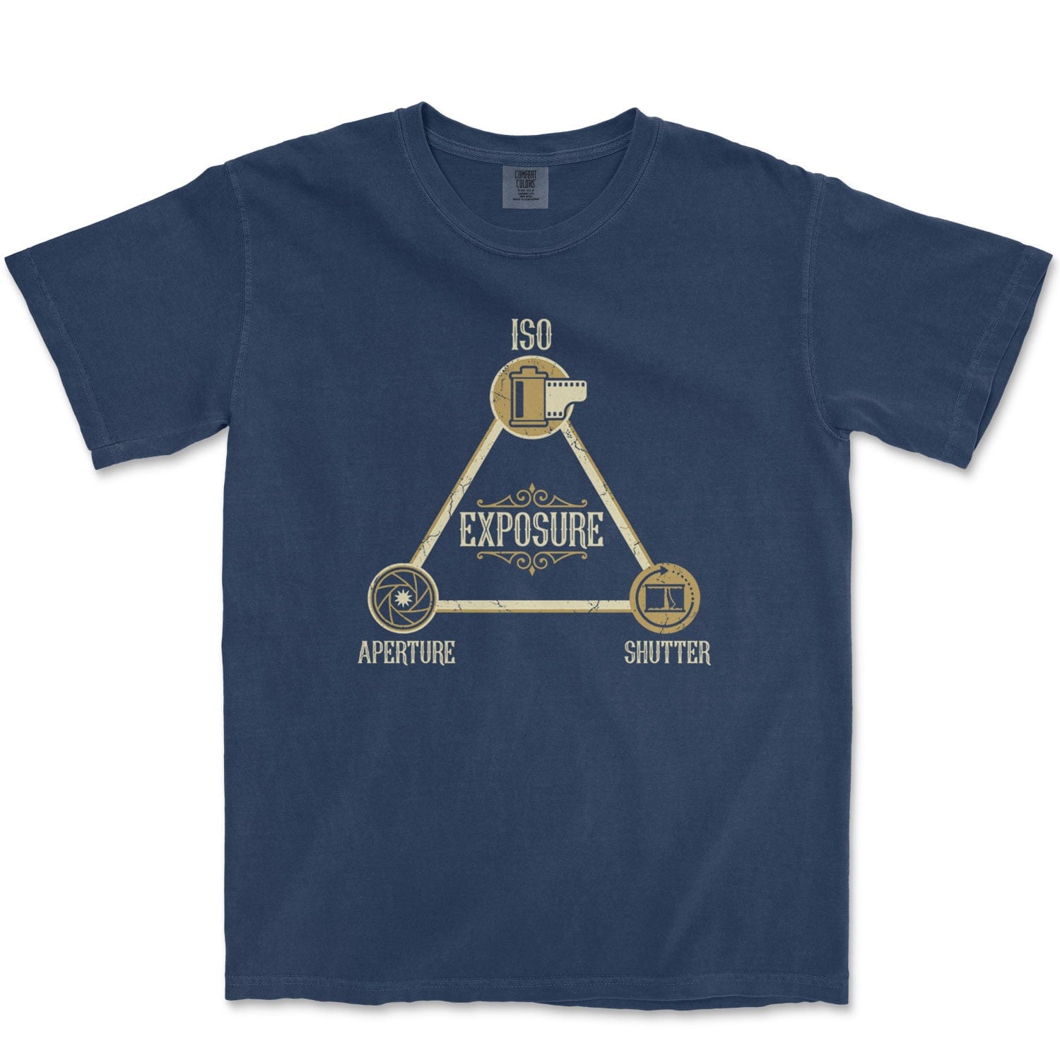 T-Shirt True Navy / S Exposure Triangle - Premium T-Shirt