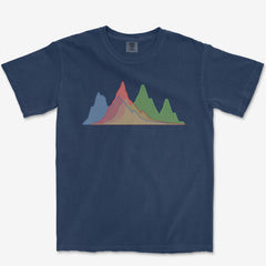 T-Shirt True Navy / S Histogram Heavyweight Tee